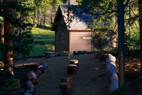 Cabin and Team Building Activity Area